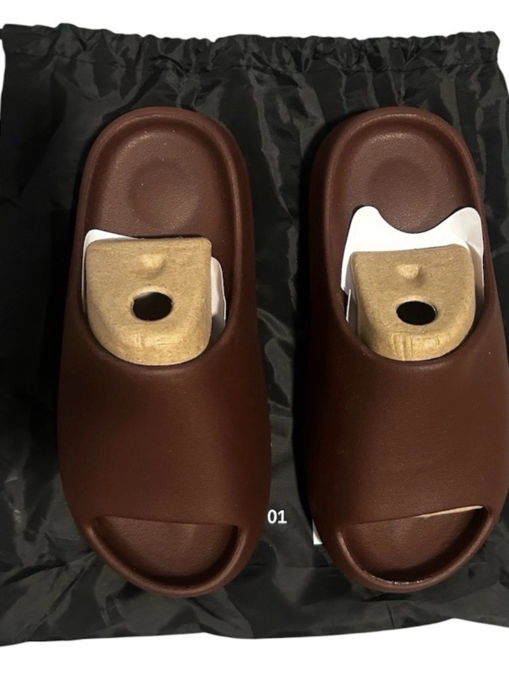 YZY Kayne Slide YS-01 Fudge Brand New In Dust Bag Mens 13